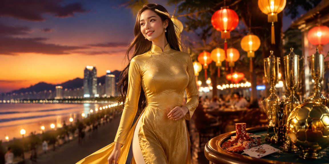 Người mặc áo dài tại Đà Nẵng tham gia trò chơi bài trực tuyến