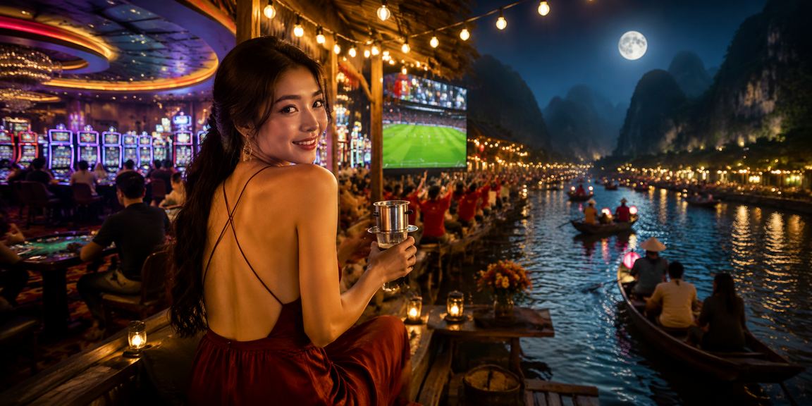 Không gian casino trực tuyến sôi động tại Việt Nam với các trò chơi cá cược đa dạng